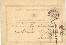 Carte-correspondance N° 28 écrite De Bruges Vers Anvers (pli) - Postbladen