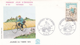 Journée Du Timbre 1972, Facteur Rural à Bicyclette - Autres & Non Classés