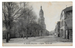 (53). Ernée. 1 Cp. (1) L'Eglise 1923 - Ernee