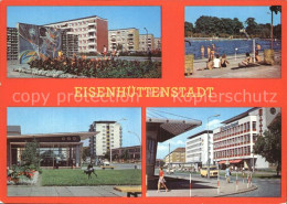 72544548 Eisenhuettenstadt Wohnkomplex Am Froebelring Schwimmbad Leninallee Stra - Eisenhüttenstadt