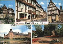 72544488 Hoexter Weser Dechanei Westerbachstrasse Rathaus Schloss Corvey Hoexter - Höxter