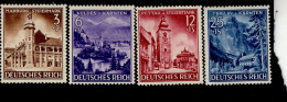 Deutsches Reich 806 - 809 Eingliederungen MLH Falz * - Unused Stamps