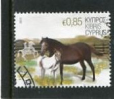 CYPRUS - 2012  85c  HORSES  FINE USED - Used Stamps