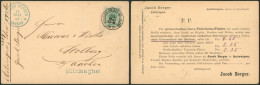 émission 1884 - N°45 Sur Imprimé (Jacob Berger, Antwerpen) > Allemagne / Pli - 1884-1891 Leopold II.