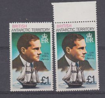 British Antarctic Territory (BAT) John Rymill 1 GBP (2x) ** Mnh (59907) - Unused Stamps