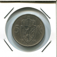 1 KRONE 1964 NORWAY Coin #AR751.U.A - Norway