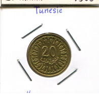20 MILLIMES 1993 TÚNEZ TUNISIA Moneda #AP823.2.E.A - Túnez