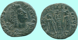 CONSTANS TWO SOLDIERS GLORIA EXERCITVS 1.6g/15mm #ANC13095.17.U.A - The Christian Empire (307 AD To 363 AD)