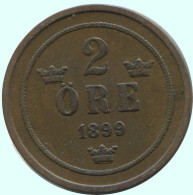 2 ORE 1899 SUECIA SWEDEN Moneda #AC902.2.E.A - Schweden