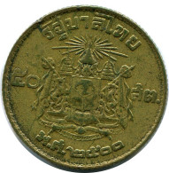25 SATANG 1957 TAILANDESA THAILAND RAMA IX Moneda #AZ129.E.A - Tailandia