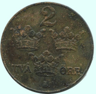 2 ORE 1928 SCHWEDEN SWEDEN Münze #AC809.2.D.A - Suède