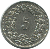 5 RAPPEN 1958 B SUIZA SWITZERLAND Moneda HELVETIA #AD979.2.E.A - Otros & Sin Clasificación