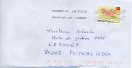 Timbre Adhésif N° 2164 Carte Postale Fantaisie Une Année De Bonheur - 1961-....