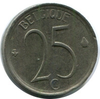 25 CENTIMES 1964 BELGIEN BELGIUM Münze #AH834.1.D.A - 25 Cents