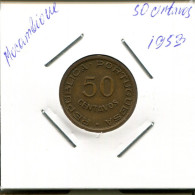 50 CENTAVOS 1953 MOSAMBIK MOZAMBIQUE Münze #AN692.D.A - Mosambik