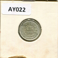 1/2 FRANC 1966 B SWITZERLAND Coin SILVER #AY022.3.U.A - Andere & Zonder Classificatie