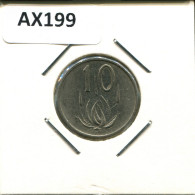 10 CENTS 1978 SUDAFRICA SOUTH AFRICA Moneda #AX199.E.A - Sudáfrica