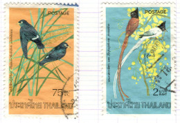 T+ Thailand 1975 Mi 746-47 Vögel - Thaïlande