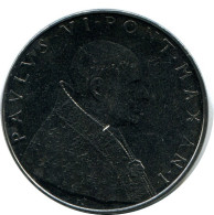 50 LIRE 1963 VATICANO VATICAN Moneda Paul VI (1963-1978) #AH366.13.E.A - Vaticano