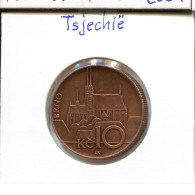 10 KORUN 2008 REPÚBLICA CHECA CZECH REPUBLIC Moneda #AP781.2.E.A - República Checa