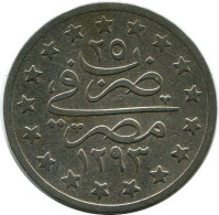 1 QIRSH 1899 EGYPT Islamic Coin #AH276.10.U.A - Egypte