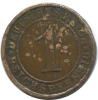 1 REICHSPFENNIG 1925 A ALLEMAGNE Pièce GERMANY #AD434.9.F.A - 1 Renten- & 1 Reichspfennig
