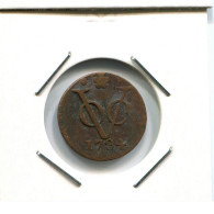 1734 HOLLAND VOC DUIT NETHERLANDS INDIES NEW YORK COLONIAL PENNY #VOC2304.7.U.A - Niederländisch-Indien