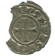 CRUSADER CROSS Authentic Original MEDIEVAL EUROPEAN Coin 0.5g/19mm #AC096.8.D.A - Andere - Europa