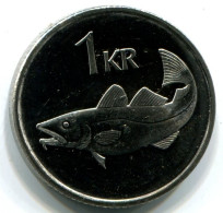1 KRONA 1999 ISLANDIA ICELAND UNC Fish Moneda #W11278.E.A - Islanda