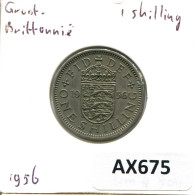 SHILLING 1956 UK GROßBRITANNIEN GREAT BRITAIN Münze #AX675.D.A - I. 1 Shilling