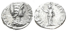 JULIA DOMNA DENARIUS DIANA TORCH FACKEL 3.19g/18mm Roman Coin #ANT1027.53.U.A - The Severans (193 AD Tot 235 AD)