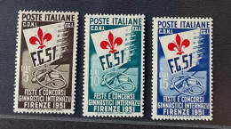 1951 - GINNICI SERIE COMPLETA NUOVI PERFETTI OTTIMA CENTRATURA - 1946-60: Nieuw/plakker
