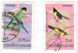 T+ Thailand 1975 Mi 748-49 Vögel - Thaïlande