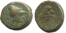 HELMET Antiguo GRIEGO ANTIGUO Moneda 2.4g/14mm #SAV1267.11.E.A - Griechische Münzen