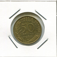 50 CENTIMES 1963 FRANKREICH FRANCE Französisch Münze #AK949.D.A - 50 Centimes