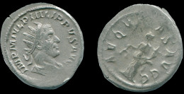 PHILIP I "THE ARAB" AR ANTONINIANUS ROME AD 246-247 AEQVITAS AVGG #ANC13163.35.F.A - Der Soldatenkaiser (die Militärkrise) (235 / 284)