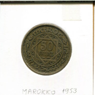 50 FRANCS 1953 MOROCCO Münze #AS081.D.A - Marocco