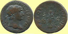AE AS Authentic Original Ancient ROMAN EMPIRE Coin 10.4g/27.87mm #ANC13516.63.U.A - Other & Unclassified