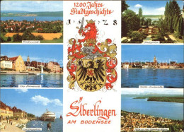 72543482 Ueberlingen Bodensee Panorama Stadtgarten Uferpromenade Schiffslandeste - Überlingen