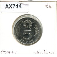 5 FORINT 1971 HUNGRÍA HUNGARY Moneda #AX744.E.A - Hungary