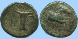 AIOLIS KYME HORSE SKYPHOS Authentic Ancient GREEK Coin 4.7g/18mm #AG028.12.U.A - Griekenland