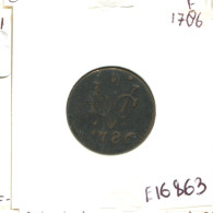 1786 GELDERLAND VOC DUIT NEERLANDÉS NETHERLANDS Colonial Moneda #E16863.8.E.A - Dutch East Indies
