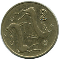 2 CENTS 1994 CHIPRE CYPRUS Moneda #AP298.E.A - Chypre