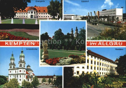 72543424 Kempten Allgaeu Orangerie Bahnhof Lorenzkirche Residenz Park Kempten (A - Kempten