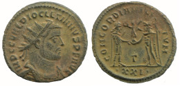 DIOCLETIAN ANTONINIANUS Heraclea Γ/xxi AD284 Concord 3g/22mm #NNN1732.18.E.A - La Tetrarchia E Costantino I Il Grande (284 / 307)