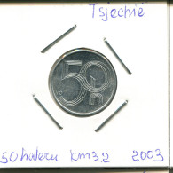 50 HELLER 2003 TSCHECHIEN CZECH REPUBLIC Münze #AP734.2.D.A - República Checa
