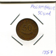 50 CENTAVOS 1957 MOZAMBIQUE Pièce #AR708.F.A - Mosambik