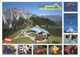 72543362 Fulpmes Tirol Panoramarestaurant Am Kreuzjoch Sennjoch Gipfelkreuz Alpe - Autres & Non Classés