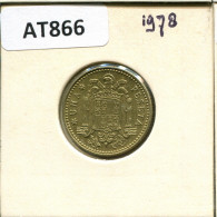 1 PESETA 1975 SPANIEN SPAIN Münze #AT866.D.A - 1 Peseta