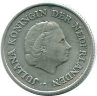 1/4 GULDEN 1962 NETHERLANDS ANTILLES SILVER Colonial Coin #NL11111.4.U.A - Antilles Néerlandaises